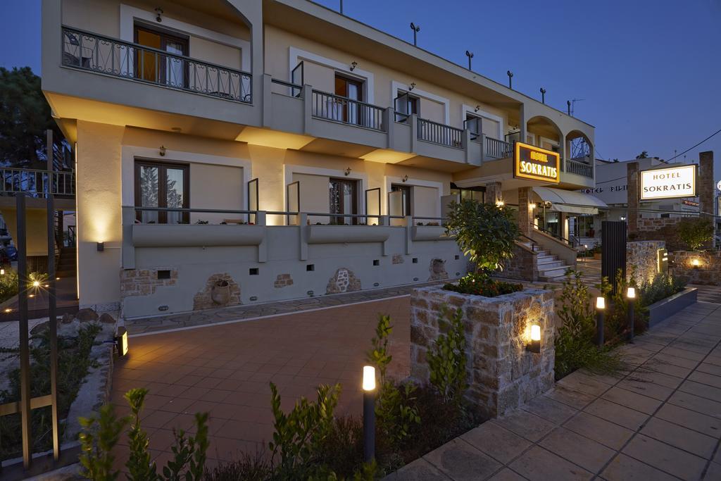 Sokratis Hotel Nea Moudania Buitenkant foto
