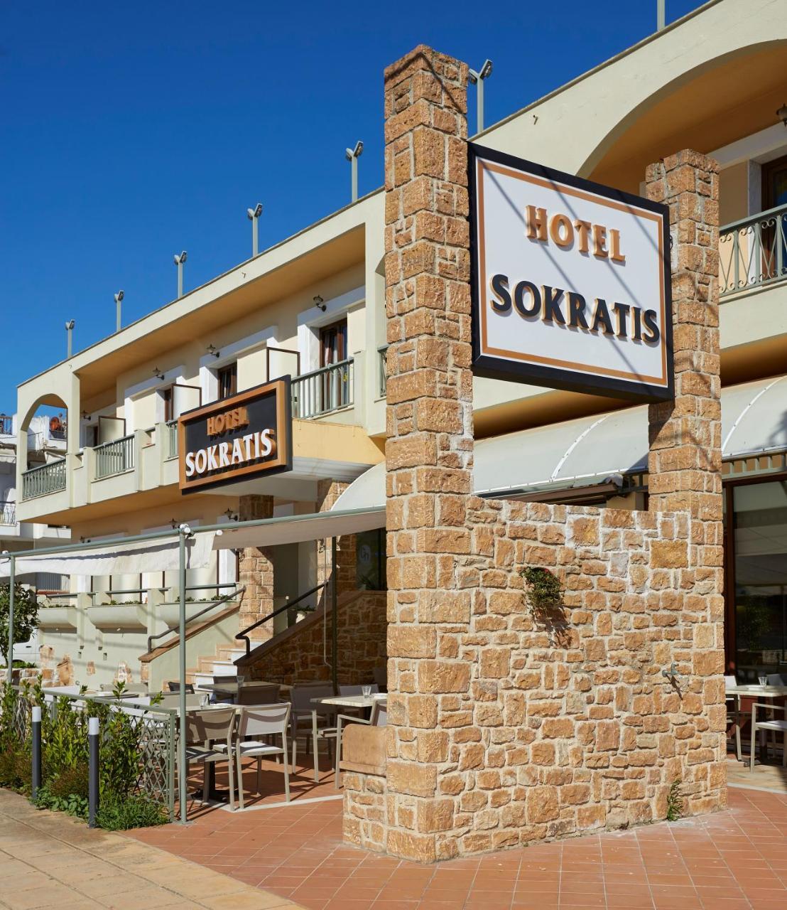 Sokratis Hotel Nea Moudania Buitenkant foto